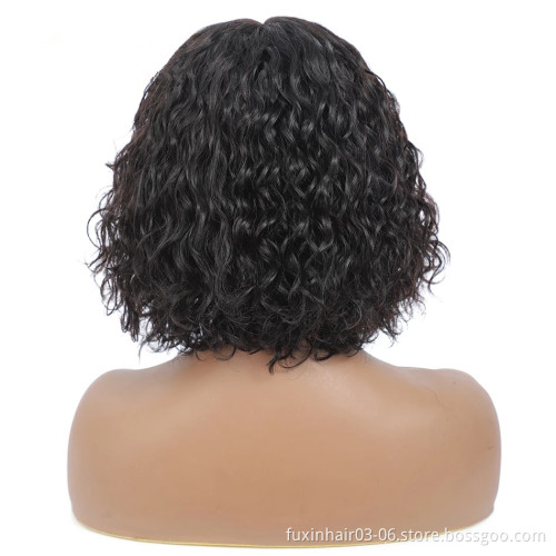Perruque Pixie Cut Wig Human Hair Curly Bob Short Pixie Cut Lace Wig Bleached Knots Lace Frontal 13x4 Pixie Wig With Baby Hair